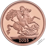 2025 Gold Sovereign St George Proof